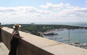 Picture from the top of the Put-in-Bay Ohio Monument